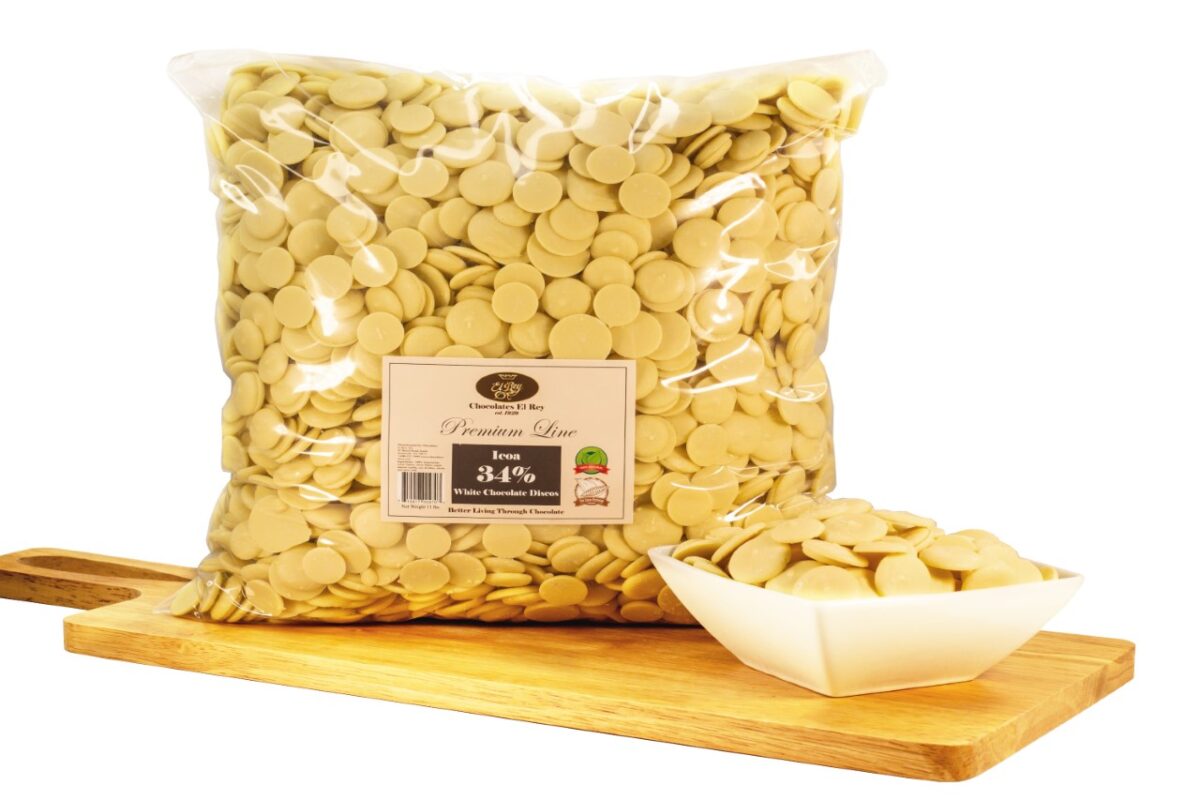 Bulk white chocolate made from all natural cacao butter
